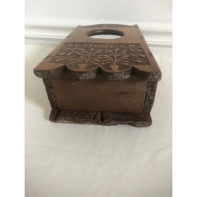 19th Century 19th Century Primitive Clock Holder Box For Sale - Image 5 of 11