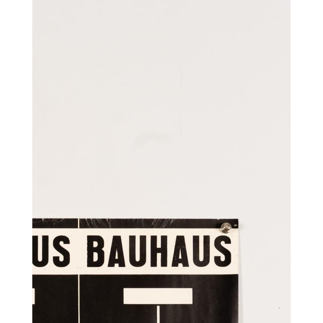 Bauhaus Workshop Works Original Exhibition Poster, 1979 For Sale - Image 4 of 9