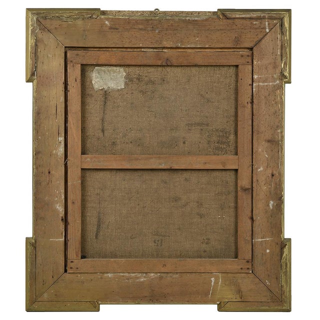 Moreau Deschamps, Portraits of a Belgian Couple, 1905, Oil on Canvases, Framed, Set of 2 For Sale - Image 12 of 15