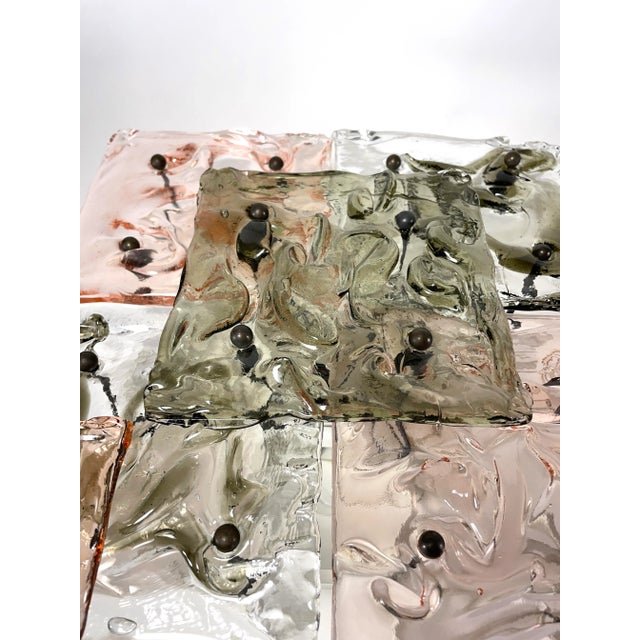 Mid-Century Venini Murano Patchwork Wall Lights 'Cheerio' - a Pair For Sale - Image 9 of 11