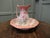 1920s Ironstone Pitcher and Bowl with Hand-Painted Pink Roses, 1920, Set of 2 For Sale - Image 5 of 9