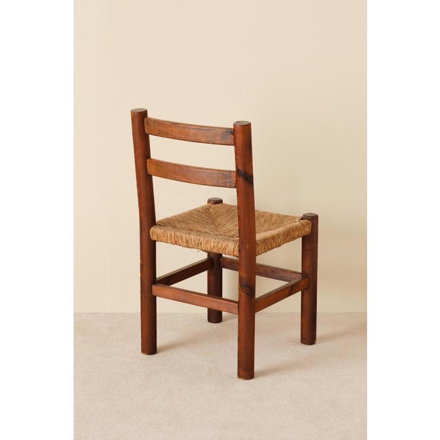 Vintage Pine Chairs, 1960s, Set of 4 For Sale - Image 6 of 9