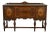 Berkey & Gay Style Antique English Jacobean Carved Walnut and Burl Wood Sideboard, Circa 1920s For Sale