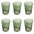 Summer Kampari 6-Piece Set Glass Tumblers, Green For Sale In Los Angeles - Image 6 of 6
