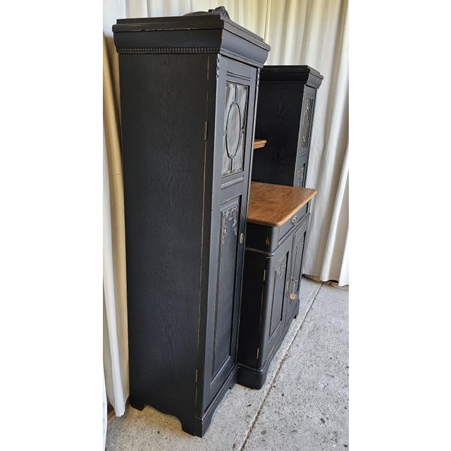 Art Nouveau Art Nouveau Style Server Buffet/ Coffee Station/ Bar Station, Circa 1920's For Sale - Image 3 of 18