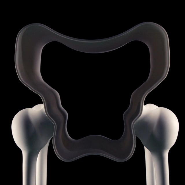 Contemporary Organic Sculptural White Corian Incomoda Sideboard by Ana Fatia for October Gallery For Sale - Image 3 of 7