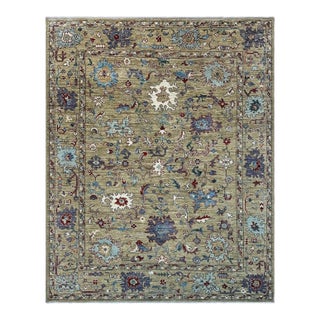 Sage Green Oushak Rug 8x10 For Sale