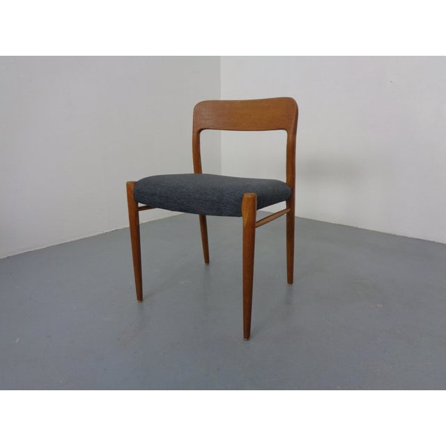 Niels Otto Møller Model 75 chair in oak. This piece has an attribution mark, I am sure that it is completely authentic and...