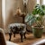 1920s Hungarian Art Deco armchair with fully restored walnut cabriole legs finished in high-gloss lacquer. Upholstered in...
