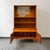 Cherry Bookcase with Display Case, 1960s For Sale - Image 5 of 18