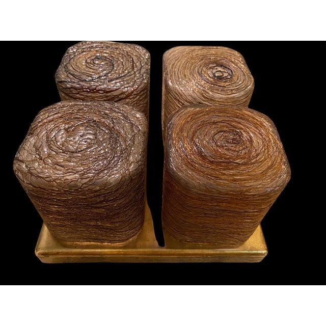 Murano Glass 4 Bulbs Sconce from Sciolari, Italy, 1970s For Sale - Image 4 of 7