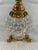 Vintage French Style Ormolu and Cut Crystal Perfume Bottle For Sale - Image 4 of 12