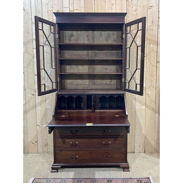 19th Century English Scribe in Mahogany For Sale - Image 4 of 18