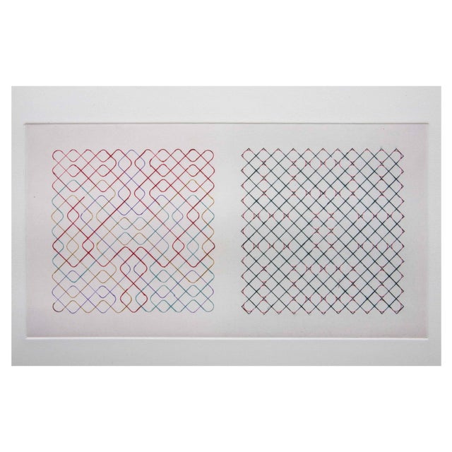 Bernard Frize, Compostion, 2009, Drypoint For Sale