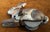 1930s Lithographed Tinplate Clockwork Bunny Rabbit or Hare by the Automatic Toy Co. Staten Island, New York Circa 1930 For Sale - Image 5 of 18