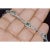 Certified Natural 6.74cts vs F Diamond Green Sapphire 18k Solid Gold Tennis Stacking Bracelet For Sale - Image 10 of 12