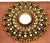 Italian Neoclassical Polychromed and Giltwood Sunburst Mirror For Sale - Image 4 of 9