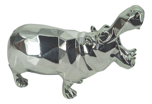 Green Resin Hippo from Richard Orlinski