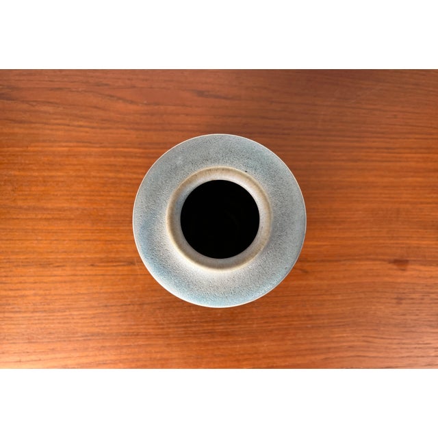 Mid-Century German Studio Pottery Vase by Karin and Walther Zander, 1960s, in Very Good conditions. Designed 1960 to 1969...