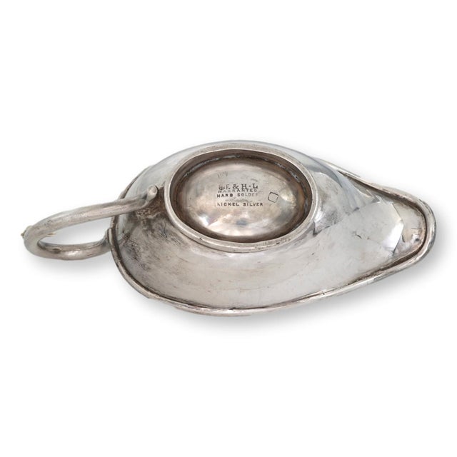 19th Century Antique Hotel Ware Sauce Boat For Sale - Image 5 of 5