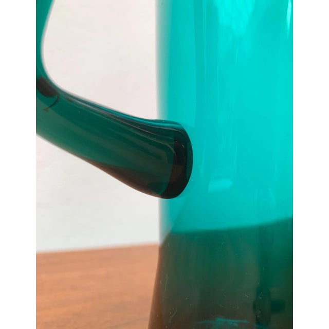 Mid-Century Glass Carafe Jug from Weitz For Sale - Image 9 of 18