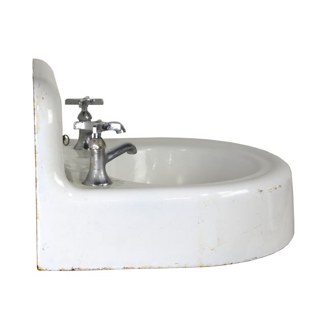 Kohler Vintage Cast Iron Enamel Sink Chairish