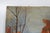 Early 20th century oil on canvas painting of foxhunter and hounds spooking a pair of working farm horses and their...