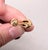 Metal Vintage Signed Napier Goldtone Brown Moonglow Cumquat Drop Clip Earrings-2 Pieces For Sale - Image 7 of 12