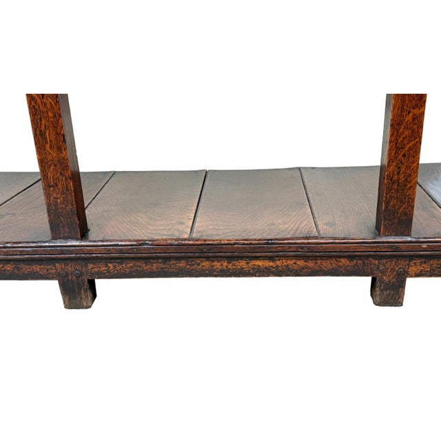 An Extremely Attractive And Very Good Quality Mid 18th Century Georgian Oak Dresser Base Sideboard, Retaining Good Rich...