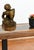 Late 19th Century Antique Wood Hand Carved Burmese Monk Figure With Gilding For Sale - Image 10 of 12