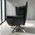 Black Leather Maua Swivel Chair with Lumbar Pillow from Design On Stock For Sale - Image 13 of 17