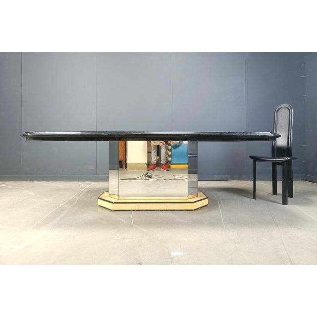 Vintage Lacquered Dining Table, 1970s For Sale - Image 6 of 12