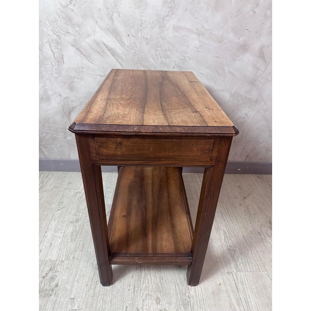 Wood Vintage Art Deco Table in Walnut, 1930 For Sale - Image 7 of 10