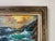 1970’s Vintage S. Sherman Impressionist Sunset Ocean Landscape Oil on Canvas Painting For Sale In Miami - Image 6 of 10
