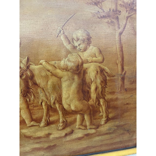 Classical Roman Late 19th Century French Oil Painting Grisaille Style - Unsigned For Sale - Image 3 of 4
