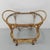 1950s Bamboo Rattan Serving Trolley on Castors, 1950s For Sale - Image 5 of 18