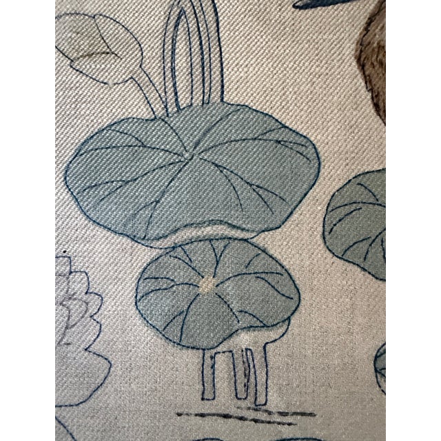 Lee Jofa/Gp & J Baker Nympheus Twill Frost/Sea Fabric 1 1/2 Yards For Sale - Image 9 of 9