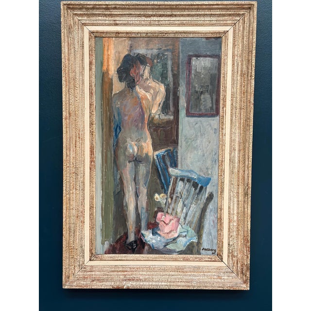Åke Dalberg, Nue and La Toilette, 1950s, Oil on Canvas, Framed For Sale - Image 10 of 18