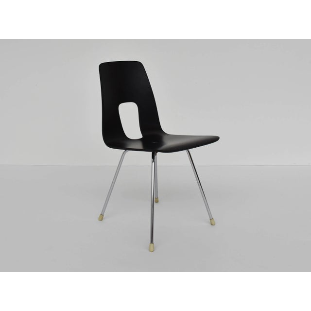 Einpunkt Dining Chairs by Hans Bellmann for Horgen Glarus, Switzerland, 1952, Set of 4 For Sale - Image 6 of 6