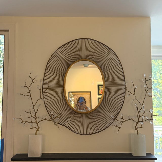 Arteriors Oval Olympia Mirror For Sale - Image 9 of 10