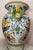 White Monumental Antique Handmade Italian Majolica Painted Terracotta Gp Pottery Vase For Sale - Image 8 of 17