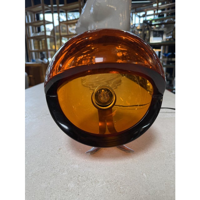 Space Age Table Lamp by Flavio Poli , Murano Glass. Italy 1970s. For Sale - Image 10 of 12