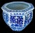 Blue 1990s Blue and White Cachepot Jardienere Plant Holder Chinoiserie Porcelain Ceramic Chinese Asian For Sale - Image 8 of 12