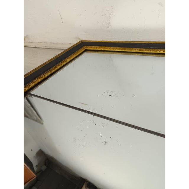 Antique Patinated Mirror in Fir For Sale - Image 4 of 16