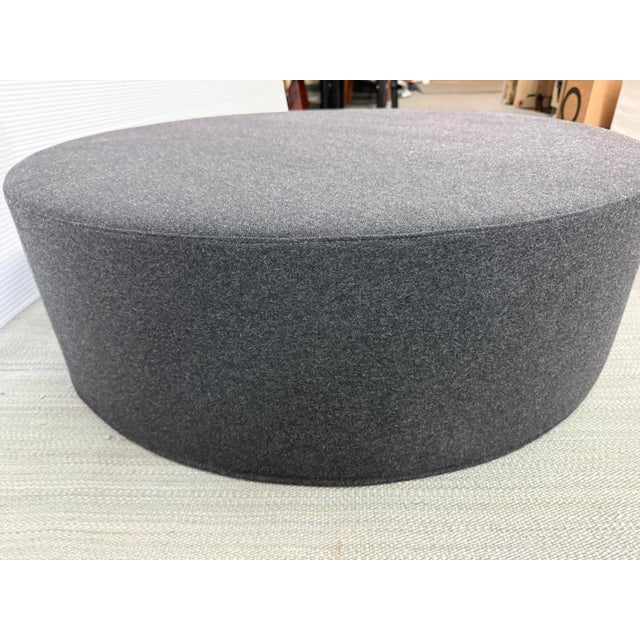 2010s Softline for Design Within Reach Drum Cocktail Pouf For Sale - Image 5 of 12