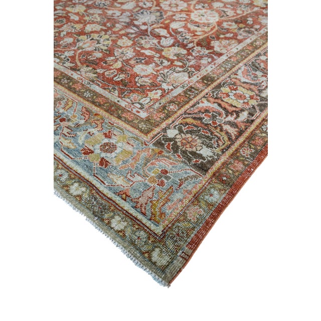 Vintage Mahal Area Rug Orion For Sale - Image 4 of 18