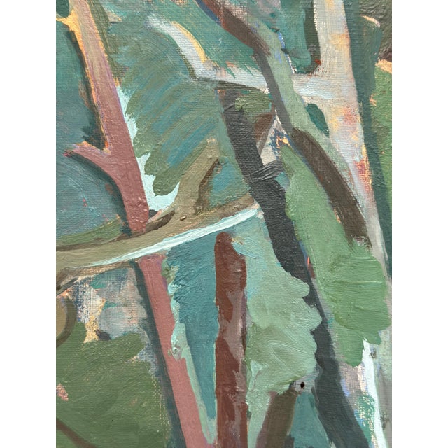 Thure Lindskoog, Forest, 1960s, Oil Painting on Canvas, Framed For Sale - Image 8 of 16
