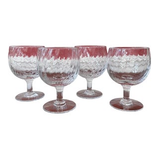 William Yeoward 'Jocasta' Water Goblets, Balloon Glasses, Set of 4 For Sale