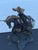 Metal 1960s Mid Century Brutalist Metal Wire Don Quixote Sculpture For Sale - Image 7 of 8