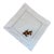 Linen Hemstiched Embroidered Cocktail Napkins, S/6 For Sale